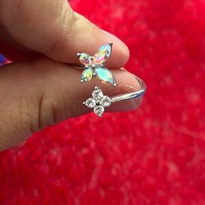 Butterfly wrap ring size 8